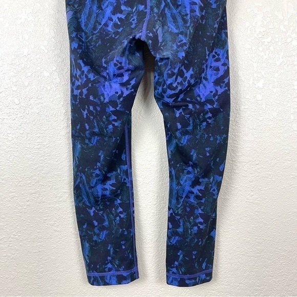 Lululemon Wunder Under Crop II‎ Full-On Luon Iris Floral Legging Size 4 Women - Picture 7 of 11